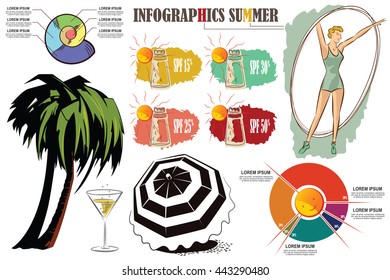 Vector stock infographics. Design elements on theme of theater.