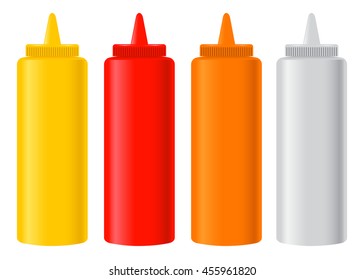 3,802 Condiment bottles cartoon Images, Stock Photos & Vectors ...