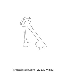 vector stock key illustration design