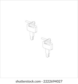 vector stock keylock illustration design