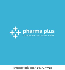 Vector stock logo, abstract medical vector template. Illustration design of business logotype clinic. Vector people and cross web icon.
