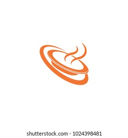 Vector stock logo, abstract natural food vector template. Illustration design of logotype business cooking. Vector nutrition web icon.