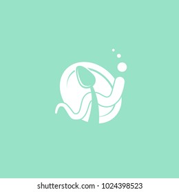 Vector stock logo, abstract natural food vector template. Illustration design of logotype business cooking. Vector nutrition web icon.