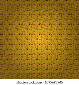 Vector - stock. Modern stylish texture. Seamless Gentle, spring on pink, brown and yellow colors.