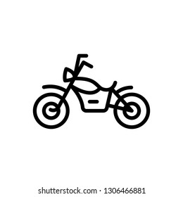 Vector stock for motorcycle