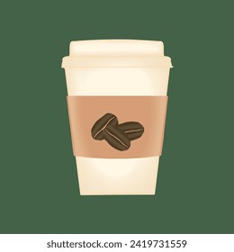 Vector Stock Paper Cup Coffee Vector