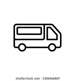 Vector stock for pickup van