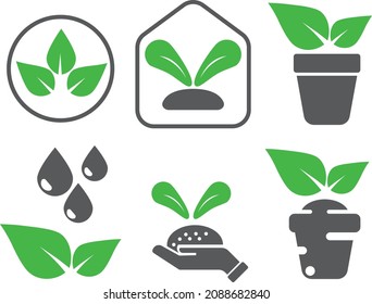 Vector Stock plant garden leaf