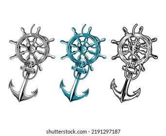 Vector Stock Sea Anchor Illustration