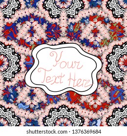 Vector - stock. Seamless Gentle, spring on black, pink and white colors. Modern stylish texture.