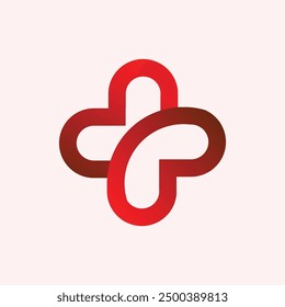 Vector Stok Plus Medical Logo Design