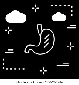 Vector Stomach Icon
