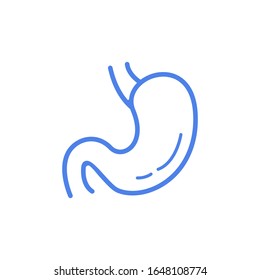 Vektorillustration-Magensymbol-Illustration auf weißem Hintergrund für Webdesign und mobile Apps