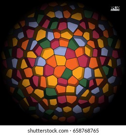 Vector stone pattern. Abstract mosaic pattern. Eps10 Vector illustration.