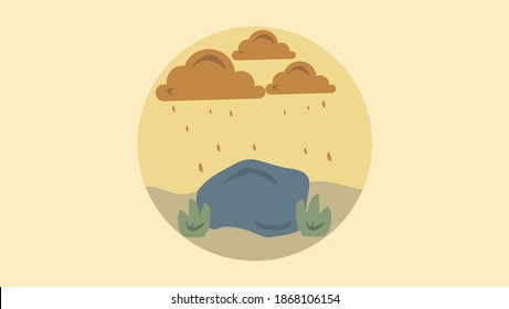 vector stone rain is suitable for wallpaper, banners, web, presentations, and others