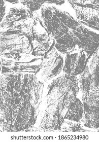 Vektorsteinstruktur. Natürliche Textur auf weißem Hintergrund.