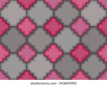Vector stones floor tile seamless pattern
