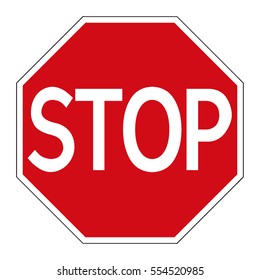 Vector Stop Sign