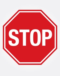 Vector Stop Sign Icon