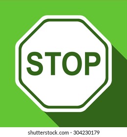 Vector Stop Sign Icon