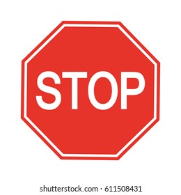 Vector Stop Sign Icon