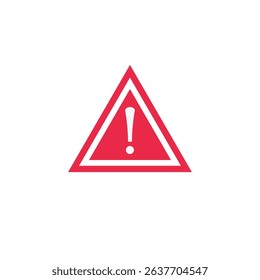 vector stop sign icon. No sign, red warning isolated