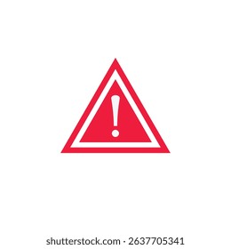 vector stop sign icon. No sign, red warning isolated
