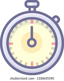 Vector stop watch illustration design element