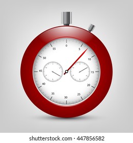 Vector stopwatch. Classic stopwatch vector EPS 10. Elements for your design