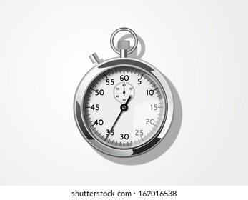 Vector stopwatch icon. File is in eps10 format.
