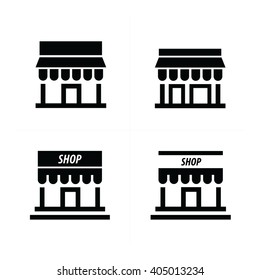 Vector Store and shop icons