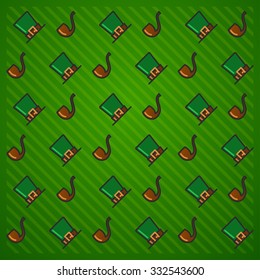 vector St.Patrick's Day background icon set