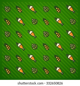 vector St.Patrick's Day background  icon