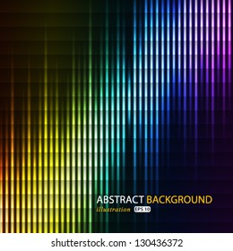 Vector straight colorful lines abstract vector background.