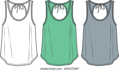 Vector strappy t-shirt designs for women colored with 2021 summer colors