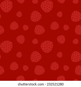 Vector strawberries pattern
