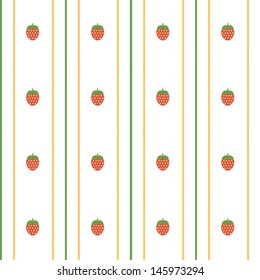 Vector strawberry background