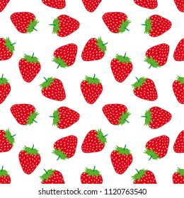 Vector strawberry. Juicy strawberry. Background with strawberry. Summer wallpaper.