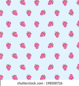 Vector Strawberry pattern.