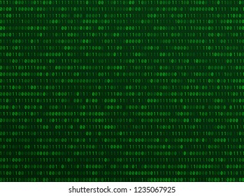 Vector streaming binary code background.