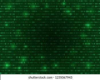 Vector streaming binary code background.