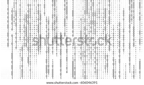 Vector streaming binary\
code background. Data and technology, decryption and encryption,\
computer background numbers 1,0. Coding or Hacker concept.  Vector\
illustration