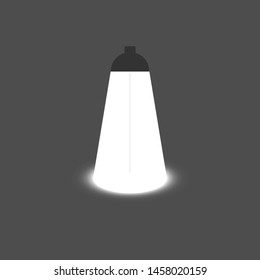 vector of street lights with bright lights