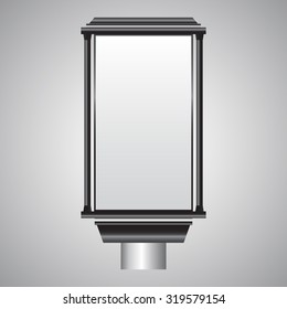 Vector - street metal billboard