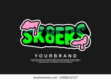 Vector streetwear design ideas concept vector graphic tee design suitable for printing
