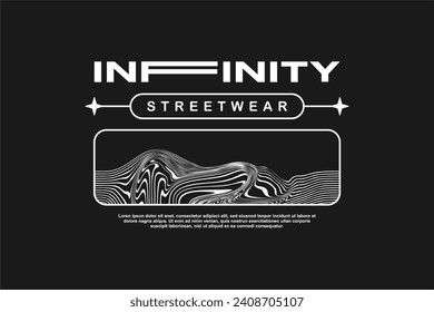 Concepto de diseño de ropa de calle vectorial diseño gráfico vectorial adecuado para impresión