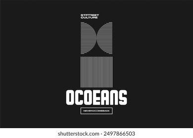 Vector streetwear design ideas concept vector graphic tee design suitable for printing