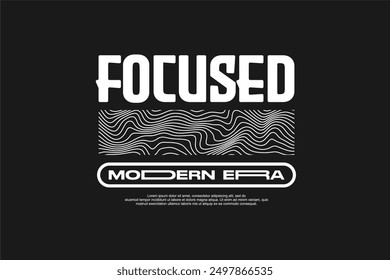 Concepto de ideas de diseño de ropa de calle de Vector Diseño gráfico de camiseta de Vector adecuado para imprimir