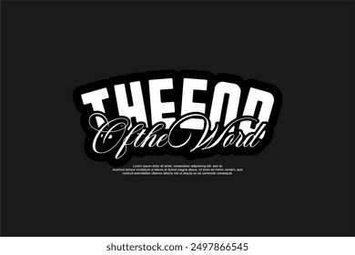 Concepto de ideas de diseño de ropa de calle de Vector Diseño gráfico de camiseta de Vector adecuado para imprimir