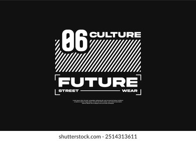 Vector streetwear design ideas concept vector graphic tee design suitable for printing	